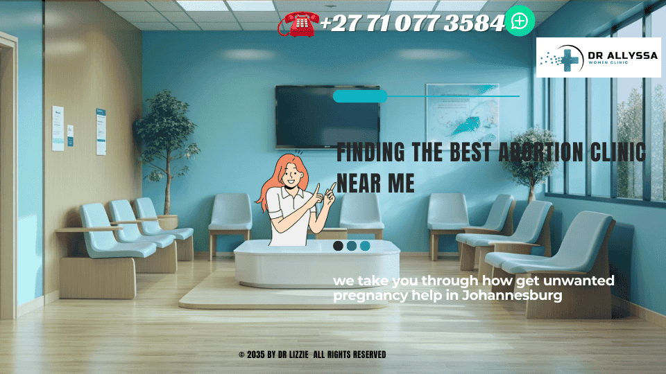 A calm and welcoming abortion clinic environment, symbolizing support and safety.