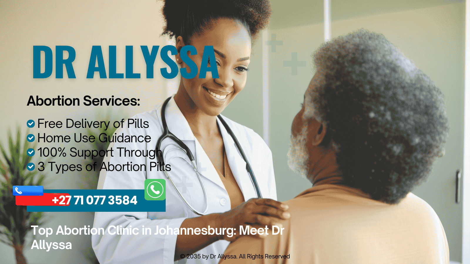 Top Abortion Clinic in Johannesburg Meet Dr Allyssa